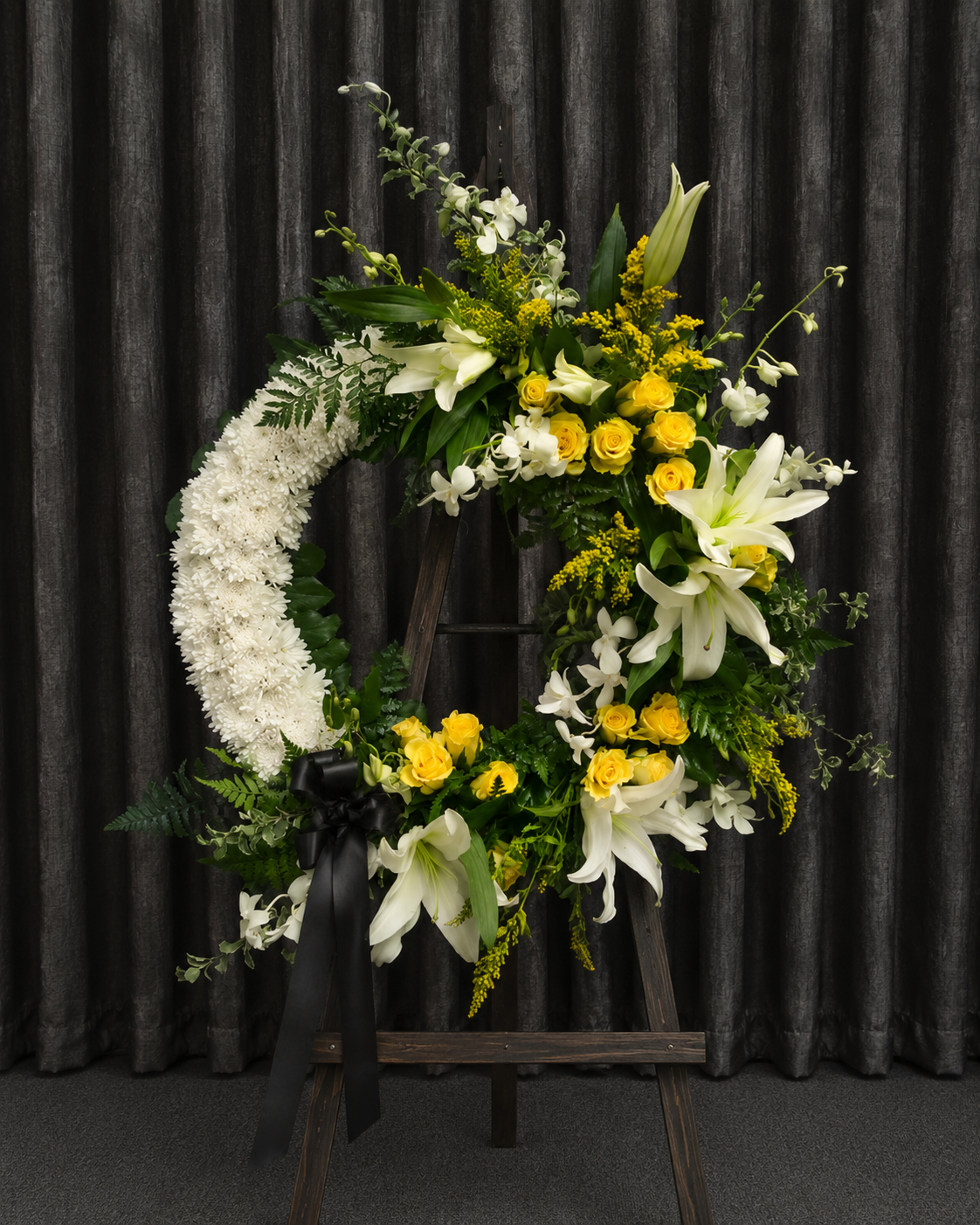 Coroană Funerară Elegantă pentru Condoleanțe