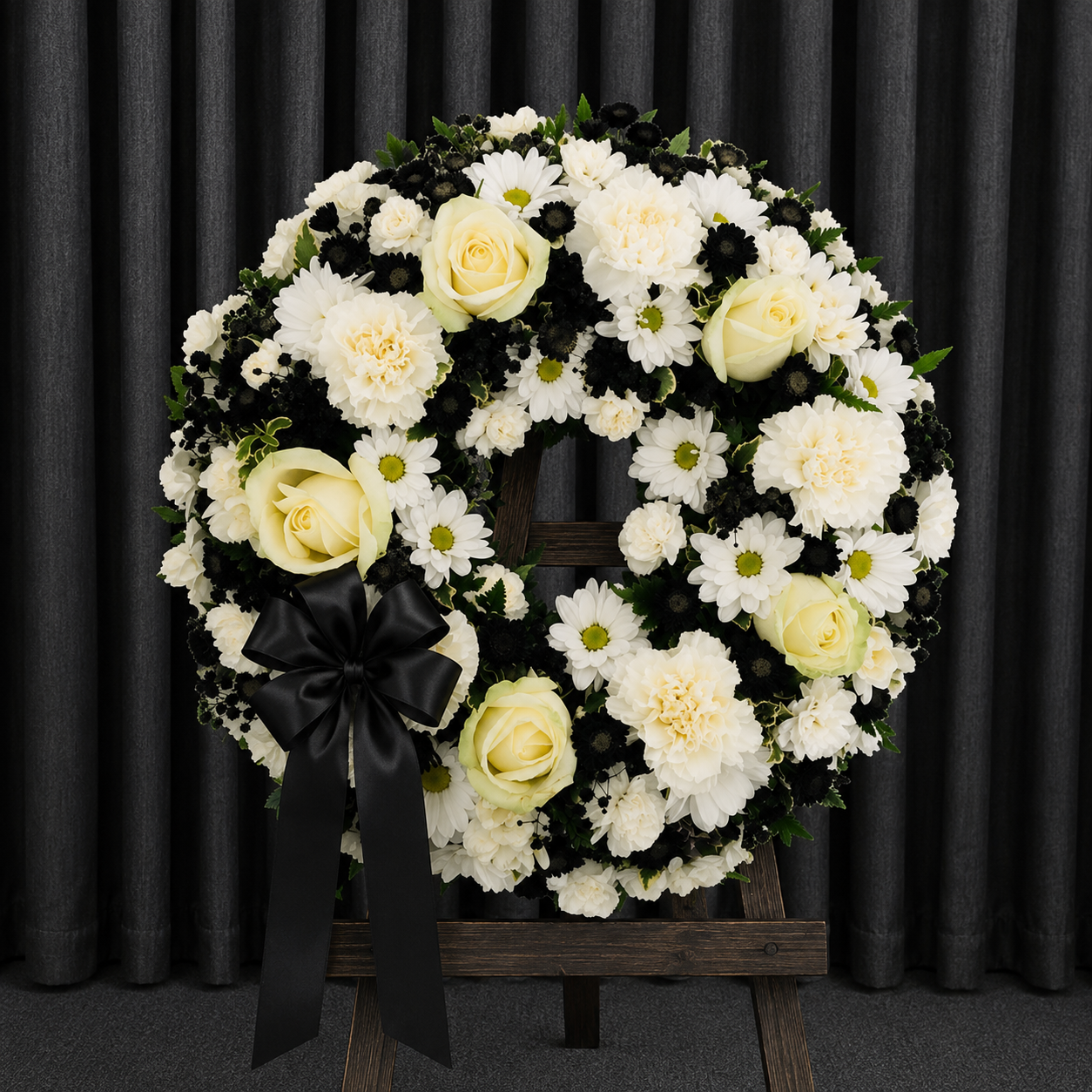 Coroană Funerară Simplă și Elegantă